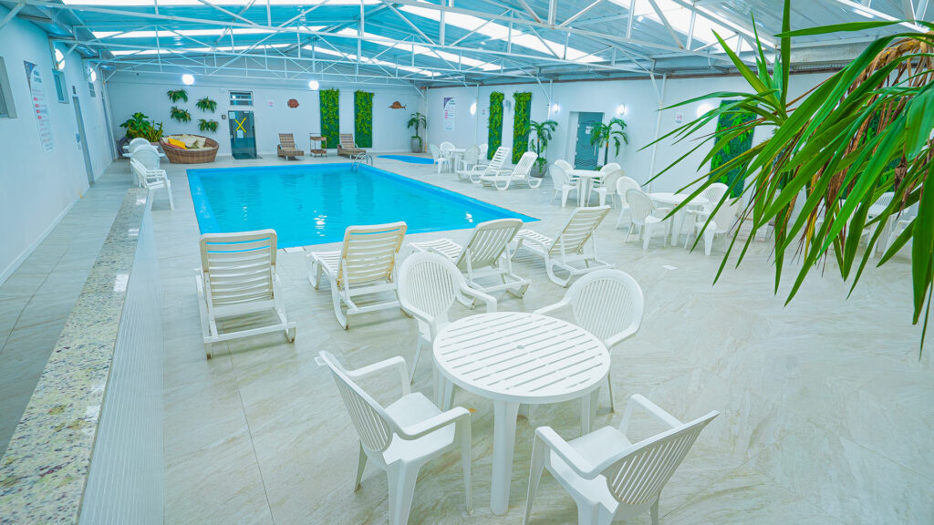 Piscinas climatizadas para toda a família