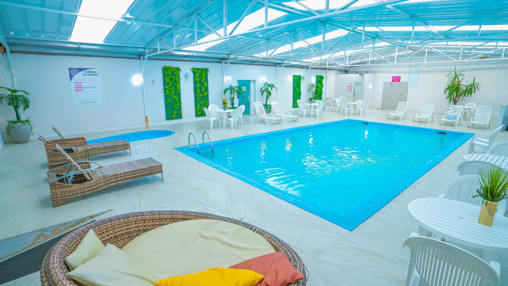 Piscinas climatizadas para toda a família